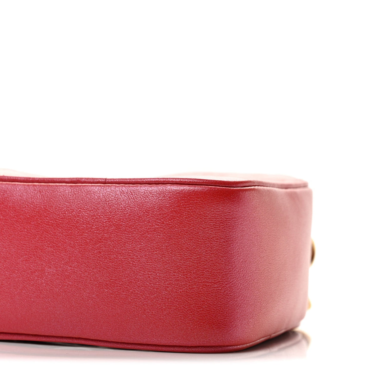 Lambskin Embossed Monogram Fall In Love Sac Coeur Heart Chain Bag Lipstick Red