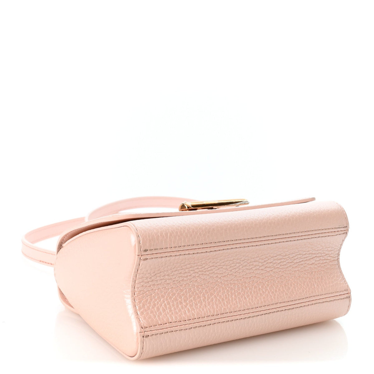 Iridescent Grained Calfskin Summer Splash Twist PM Pink