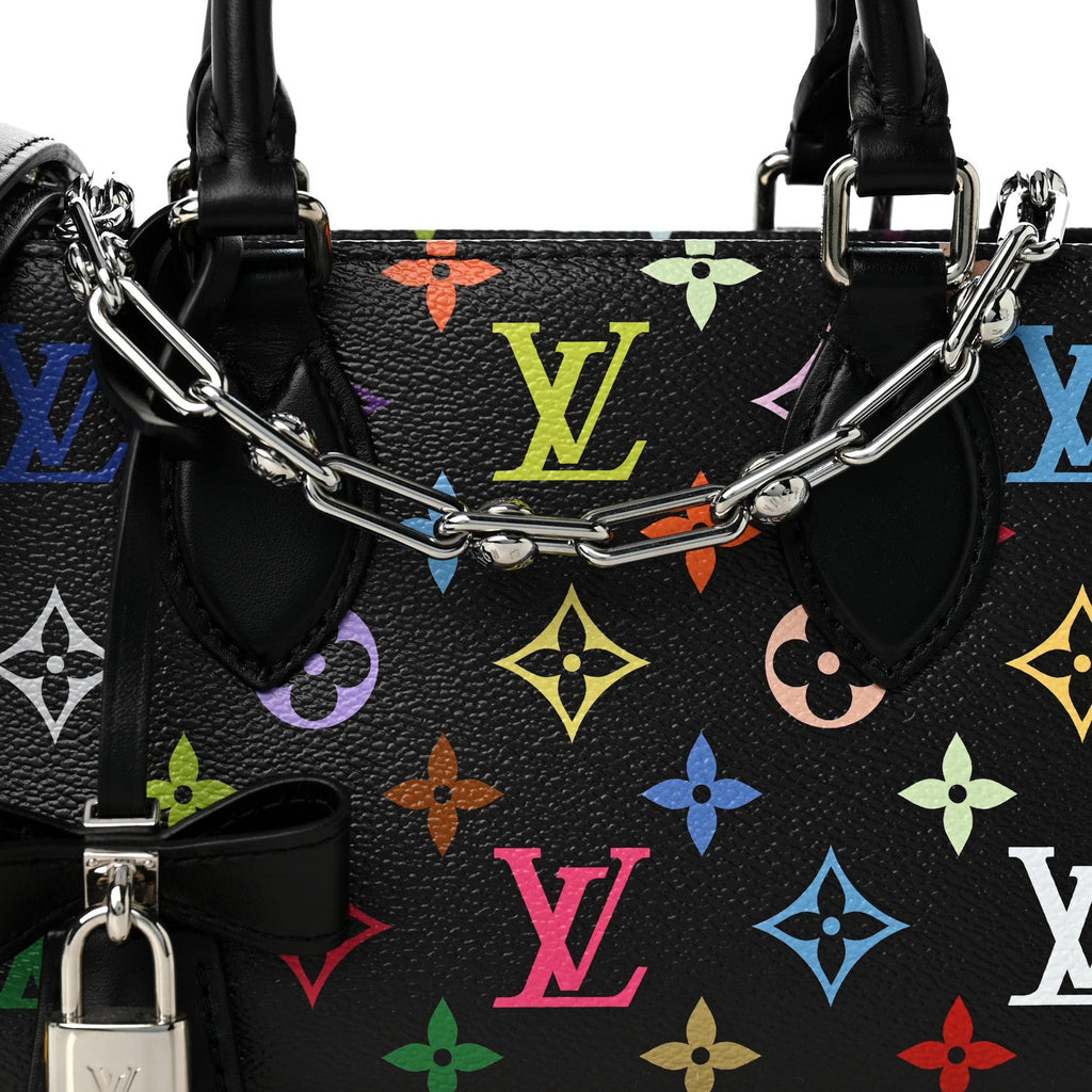 LV X TM Monogram Multicolor OnTheGo East West Black