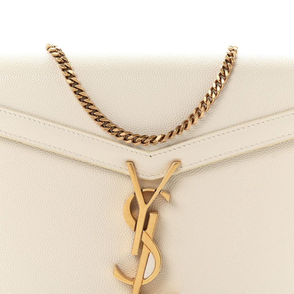 Grain De Poudre Monogram Cassandra Chain Wallet Crema Soft