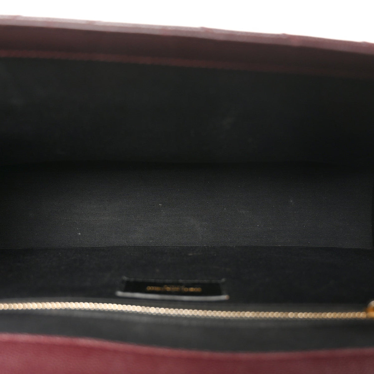 Grain De Poudre Matelasse Chevron Large Monogram Satchel Amaranto