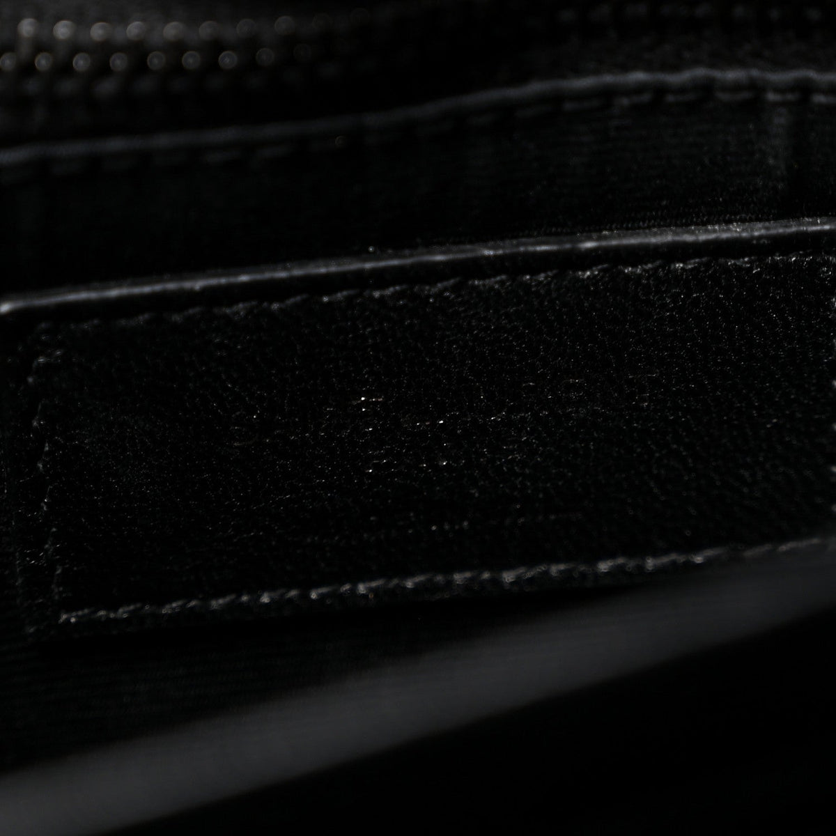 Calfskin Y Quilted Monogram Monochrome Toy Loulou Crossbody Bag Black