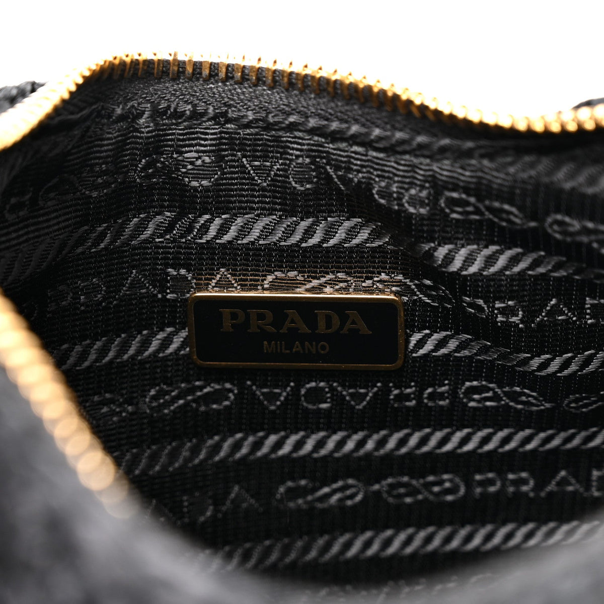 Yarn Raffia Effect Crochet Re-Edition 2005 Shoulder Bag Black