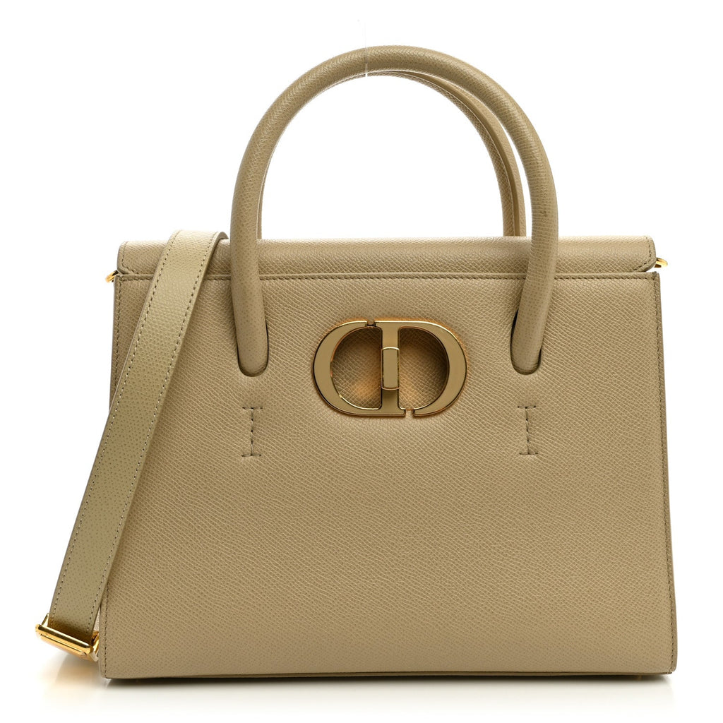 Grained Calfskin St. Honore Tote Beige