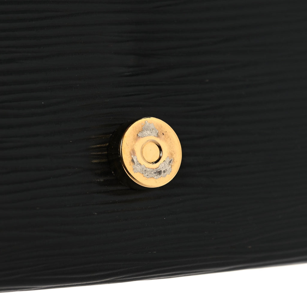 Epi Padlock On Strap Black
