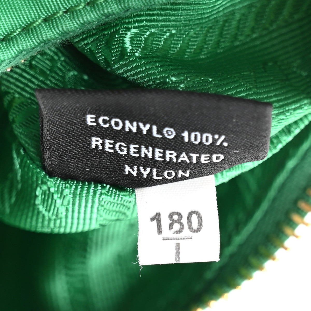 Re-Nylon Saffiano Stitched Mini Re-Edition 1995 Chaine Shoulder Bag Menta