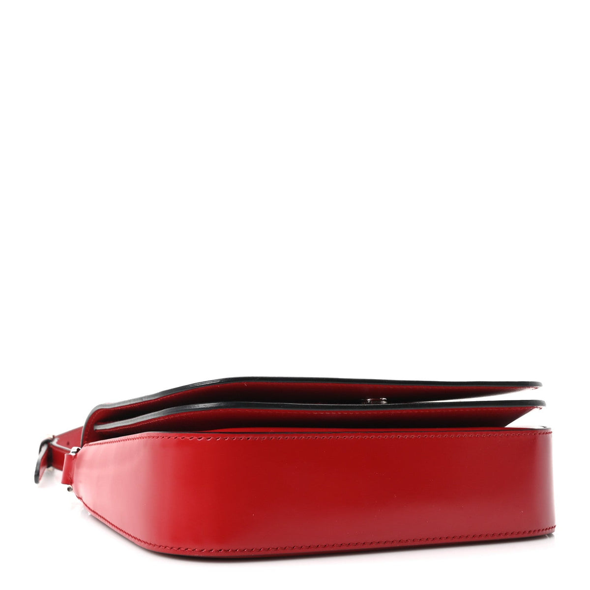 Spazzolato Shoulder Bag Scarlatto