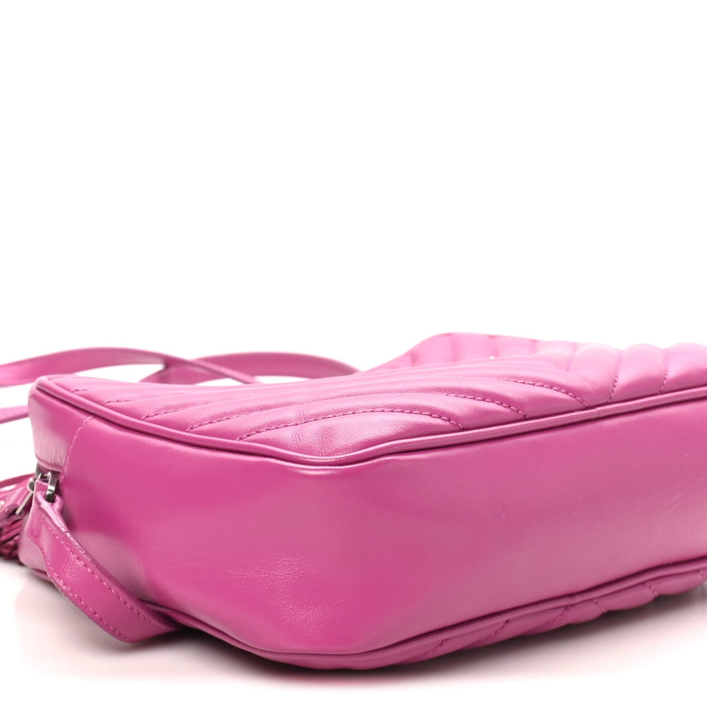 Calfskin Matelasse Monogram Lou Camera Bag Electric Fuchsia