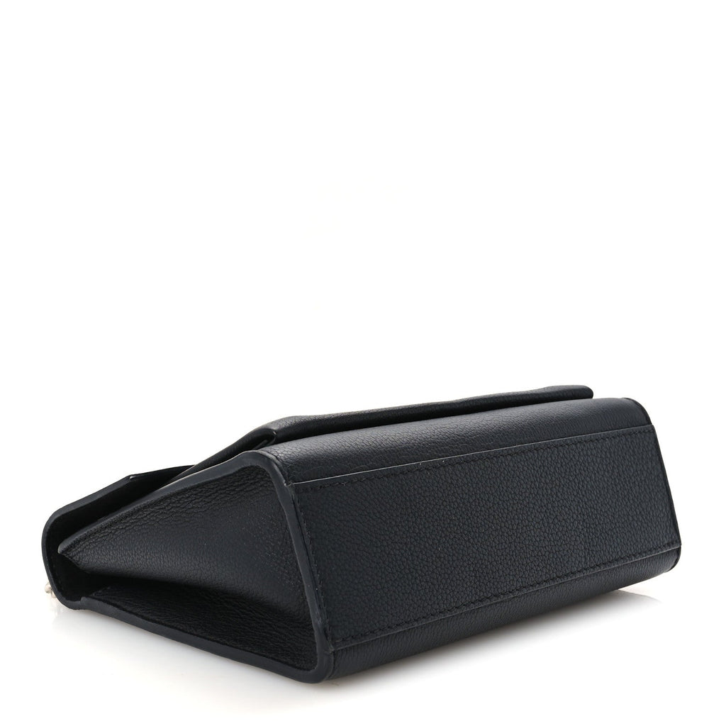 Soft Calfskin Mylockme Chain Bag BB Black