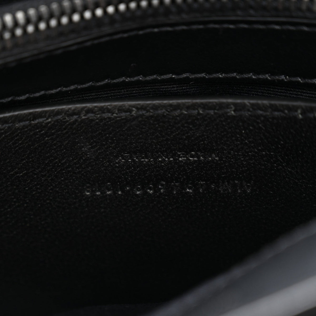 Calfskin Y Quilted Monogram Monochrome Small Loulou Chain Satchel Black
