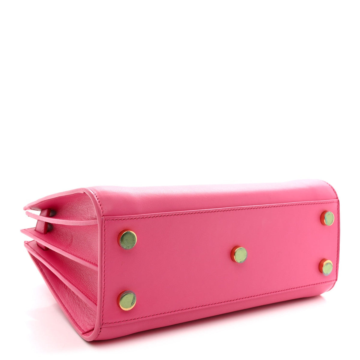 Grained Calfskin Nano Sac De Jour Lipstick Fuchsia