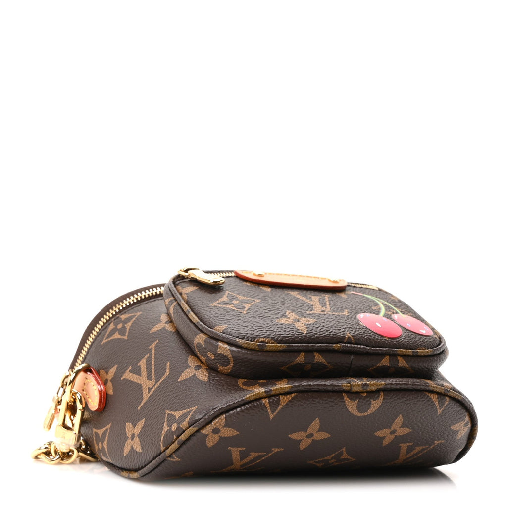 LV X TM Monogram Cerises Mini Bumbag