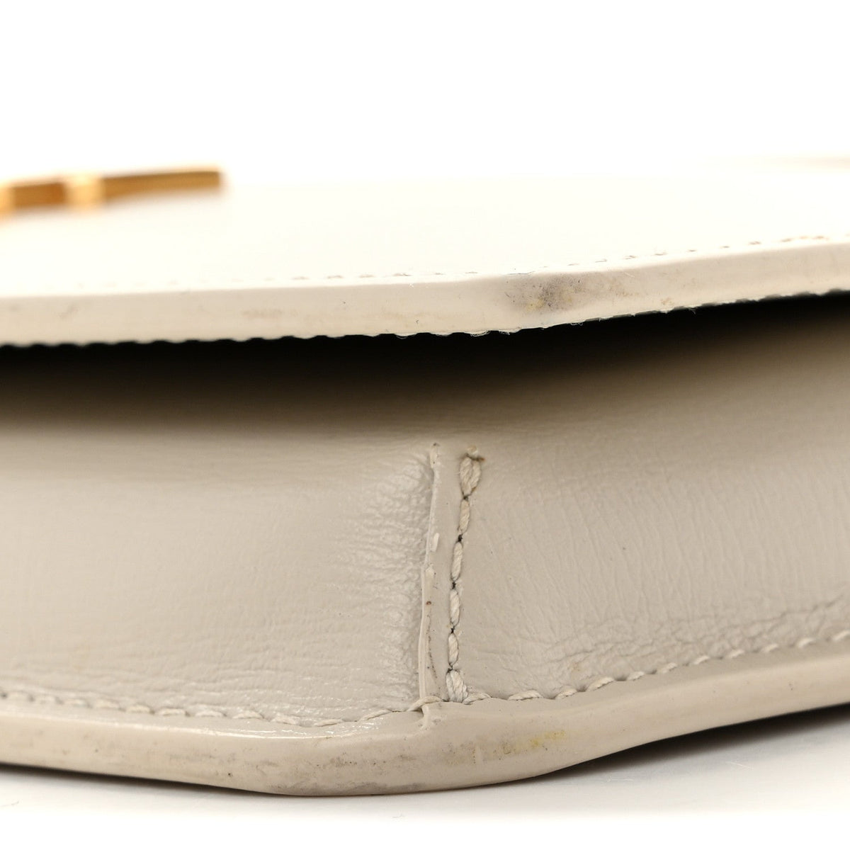 Smooth Calfskin Monogram Phone Holder Crossbody Crema Soft