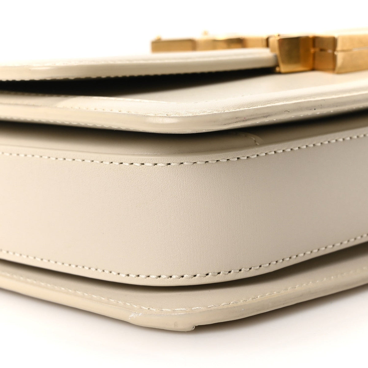 Smooth Calfskin Monogram Small Solferino Satchel  Blanc Vintage