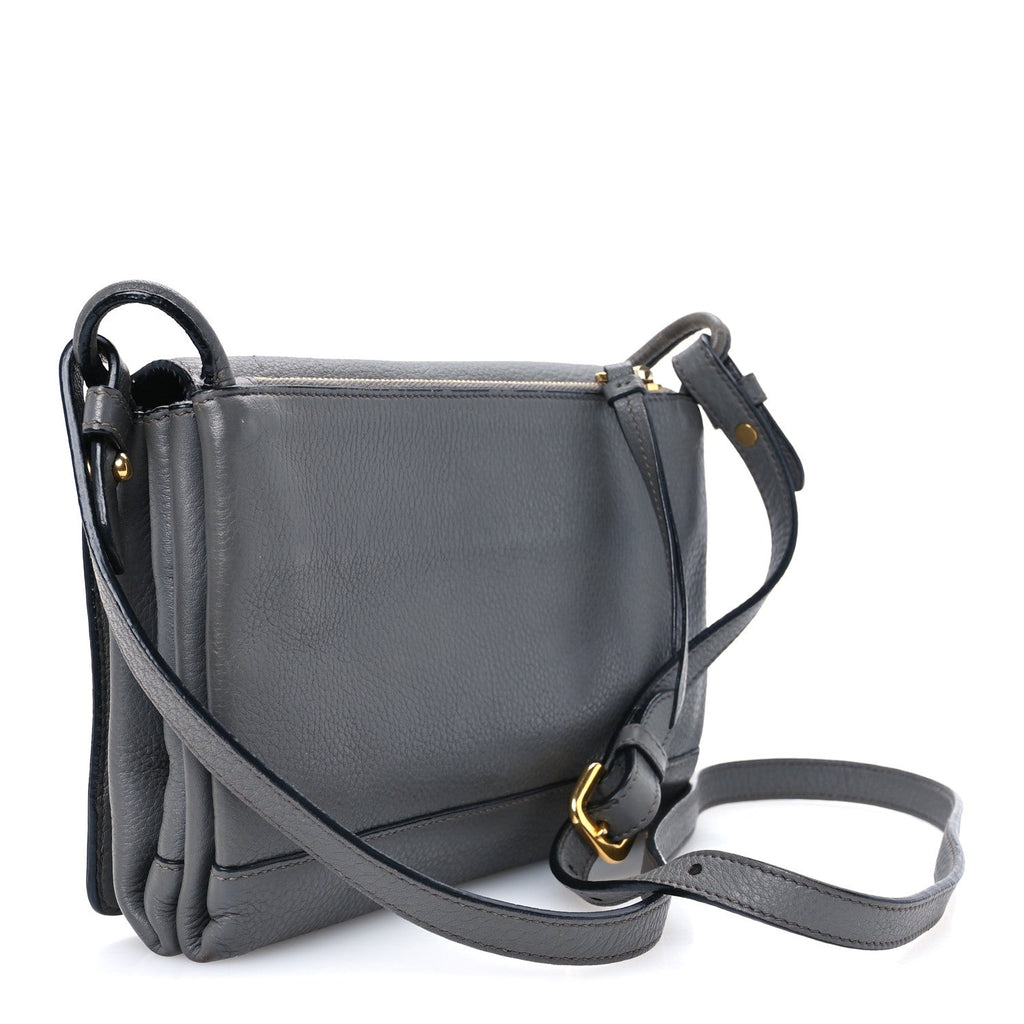 Vitello Phenix Crossbody Bag Marmo