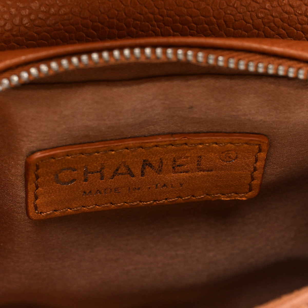 Caviar Quilted New Mini Flap Brown