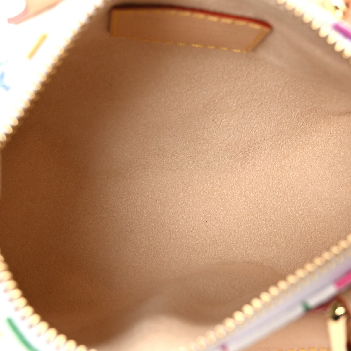 LV X TM Monogram Multicolor Nano Speedy White