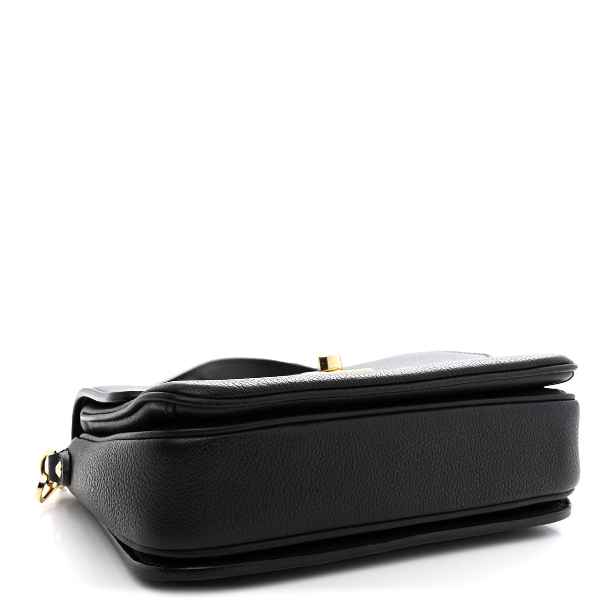 Grained Calfskin Lockme Oxford Black