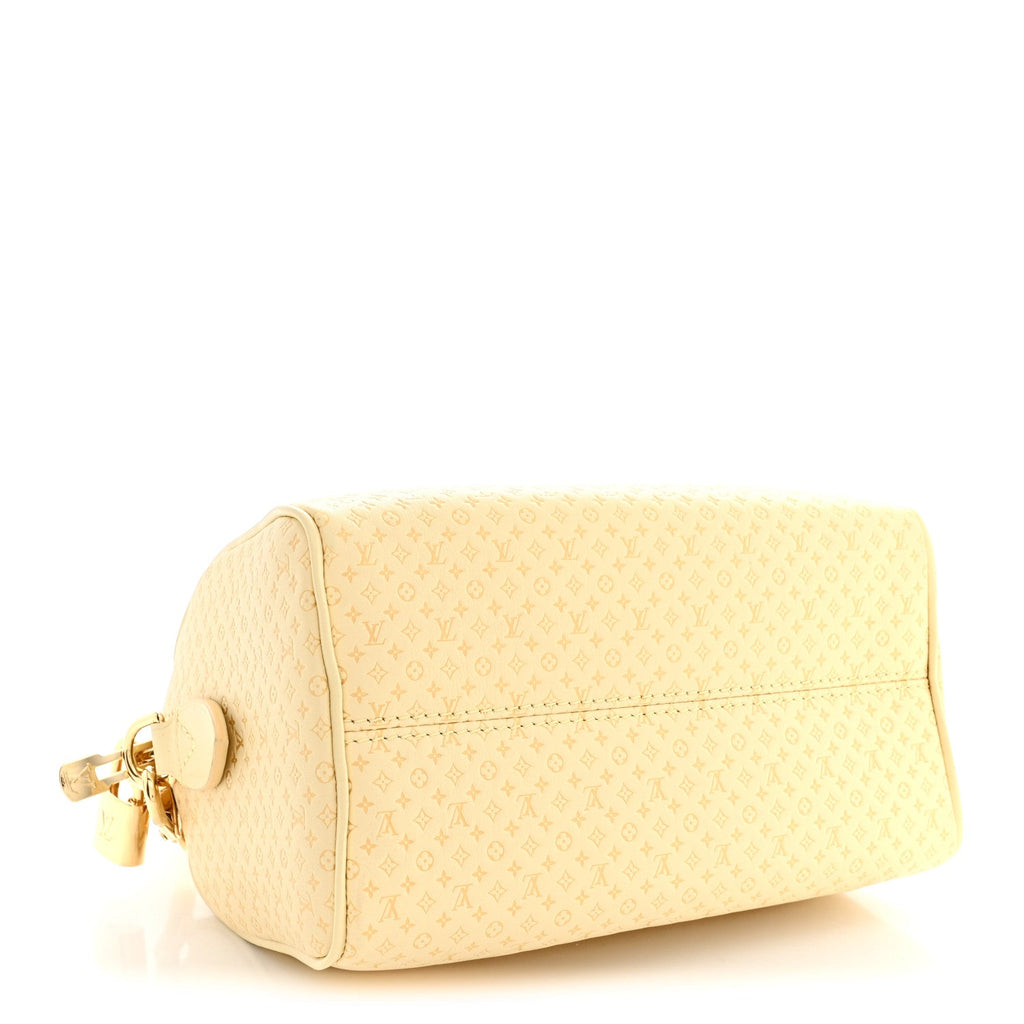 Calfskin Minigram Speedy Bandouliere 20 Banane