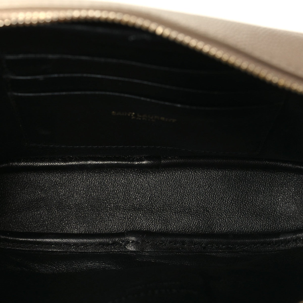 Grain De Poudre Matelasse Monogram Mini Lou Camera Bag Dark Beige