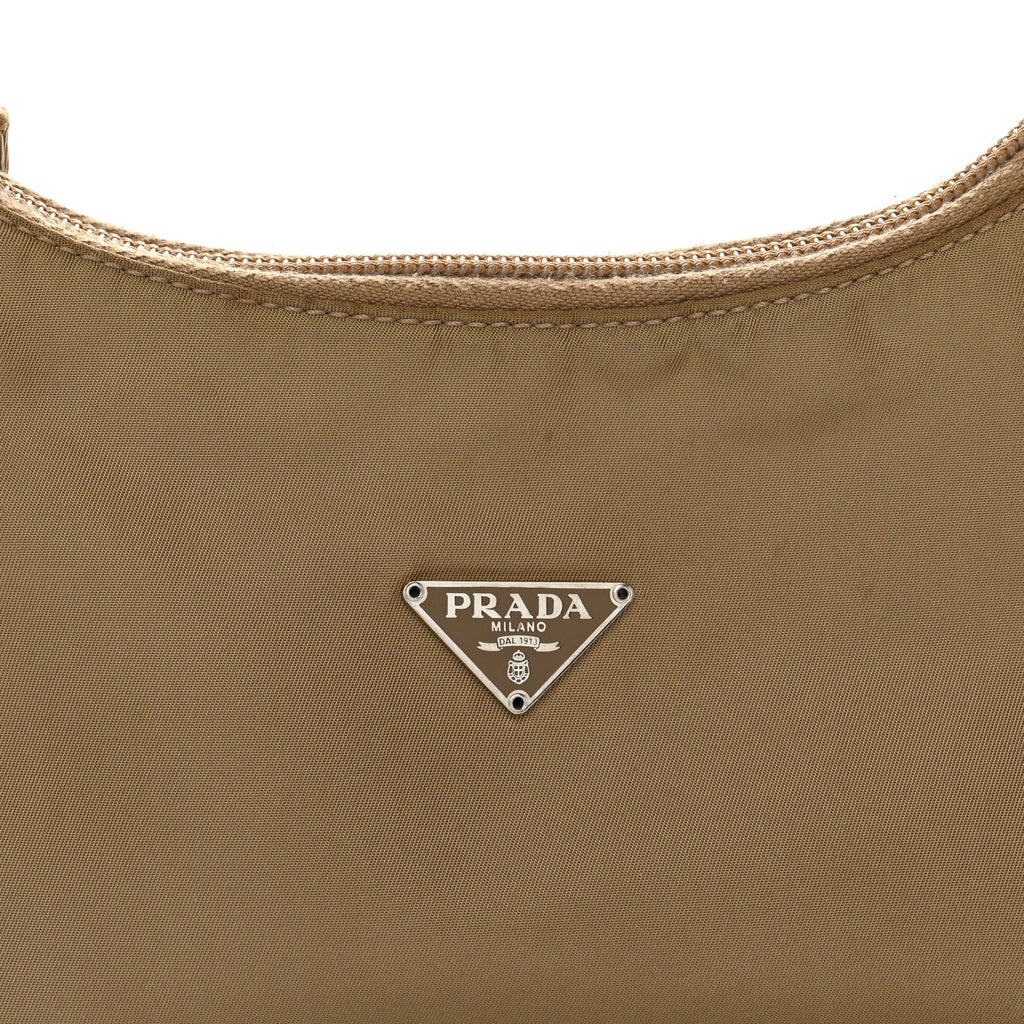 Tessuto Nylon Sport Shoulder Bag  Cammello