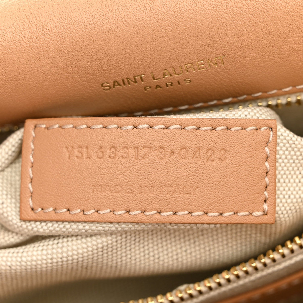 Jacquard Monogram Medium Niki Chain Satchel Soy Milk Brown