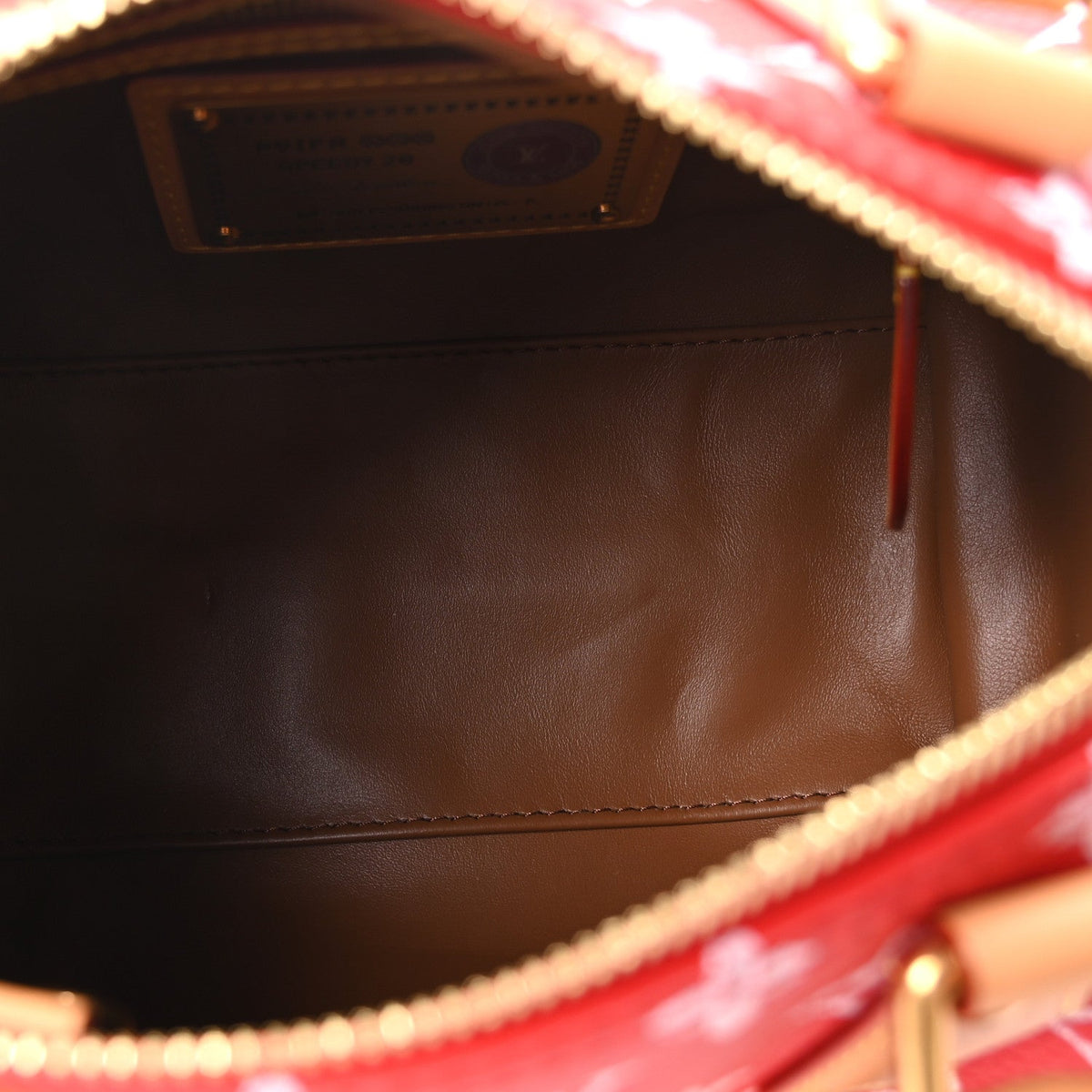 Calfskin Monogram Speedy P9 Bandouliere 20 Red