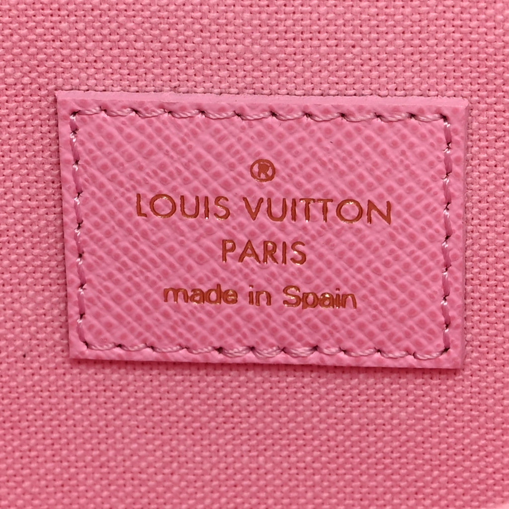 Monogram 2022 Christmas Animation Paris Pochette Felicie Chain Wallet Pink
