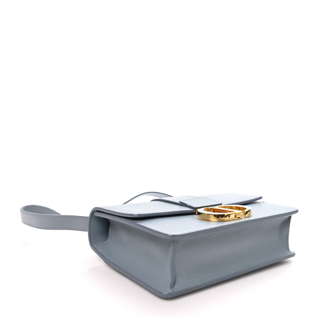Smooth Calfskin 30 Montaigne Flap Bag Gray