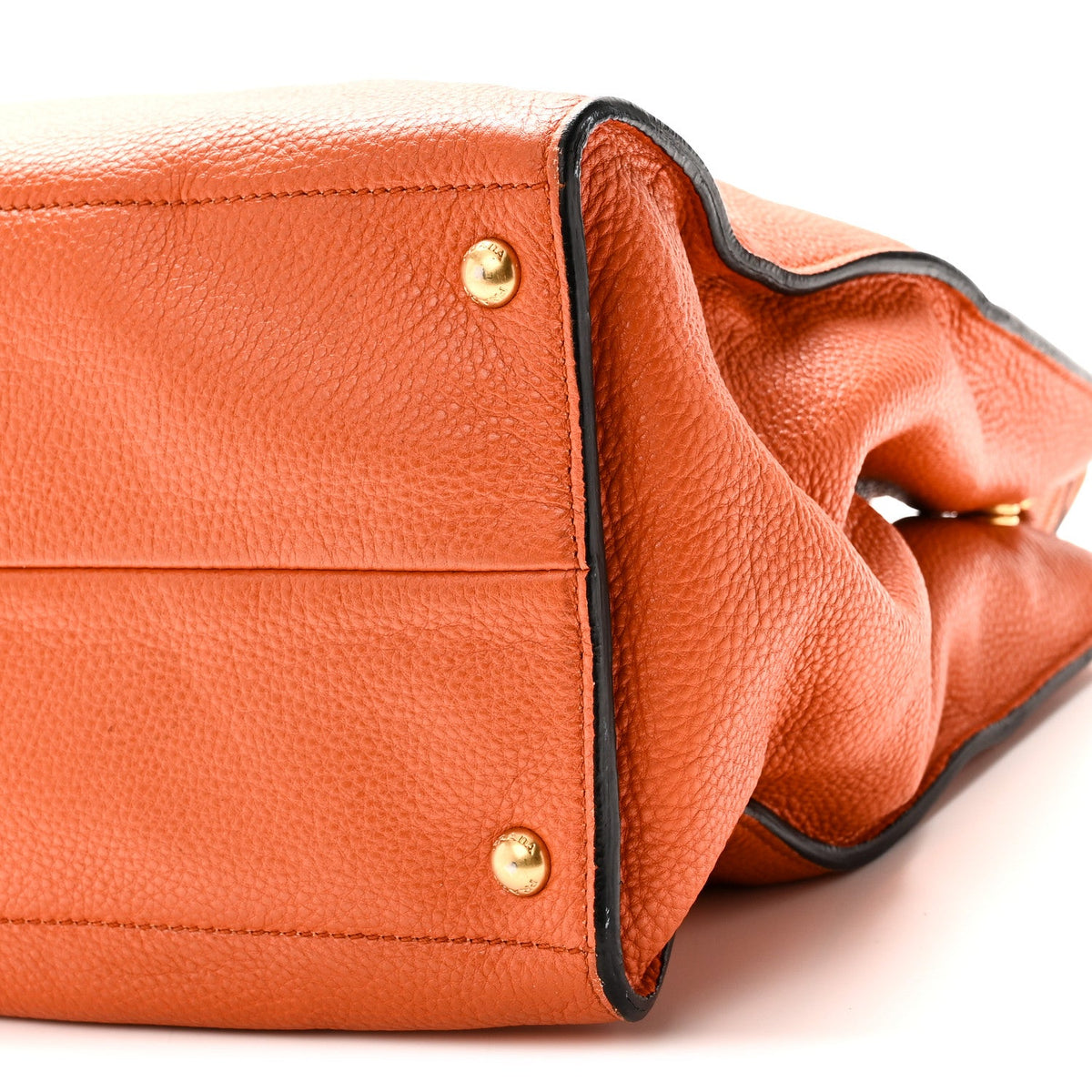 Vitello Daino Shopping Tote Rame