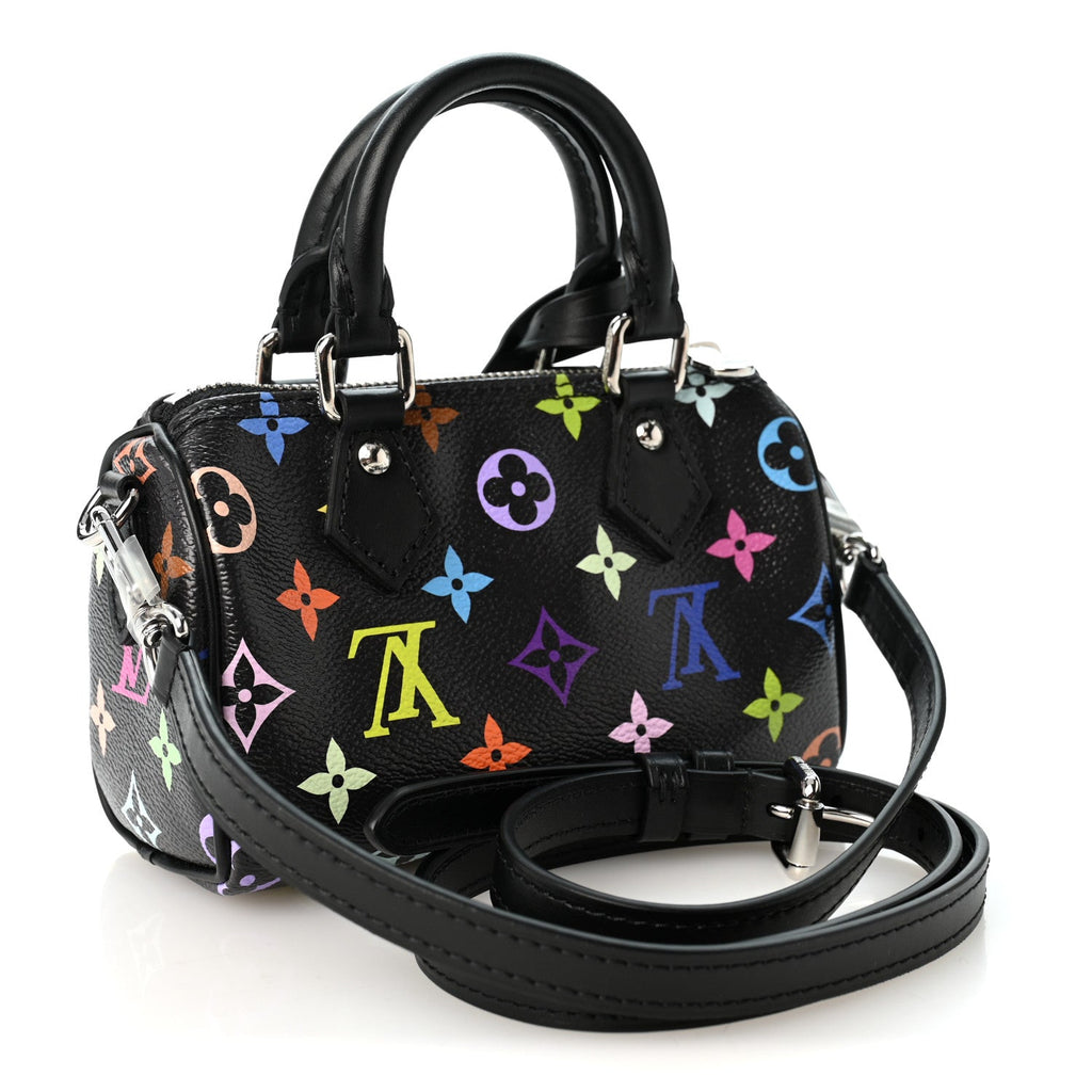 LV x TM Monogram Multicolor Nano Speedy Black