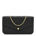 Empreinte Pochette Felicie Chain Wallet Black