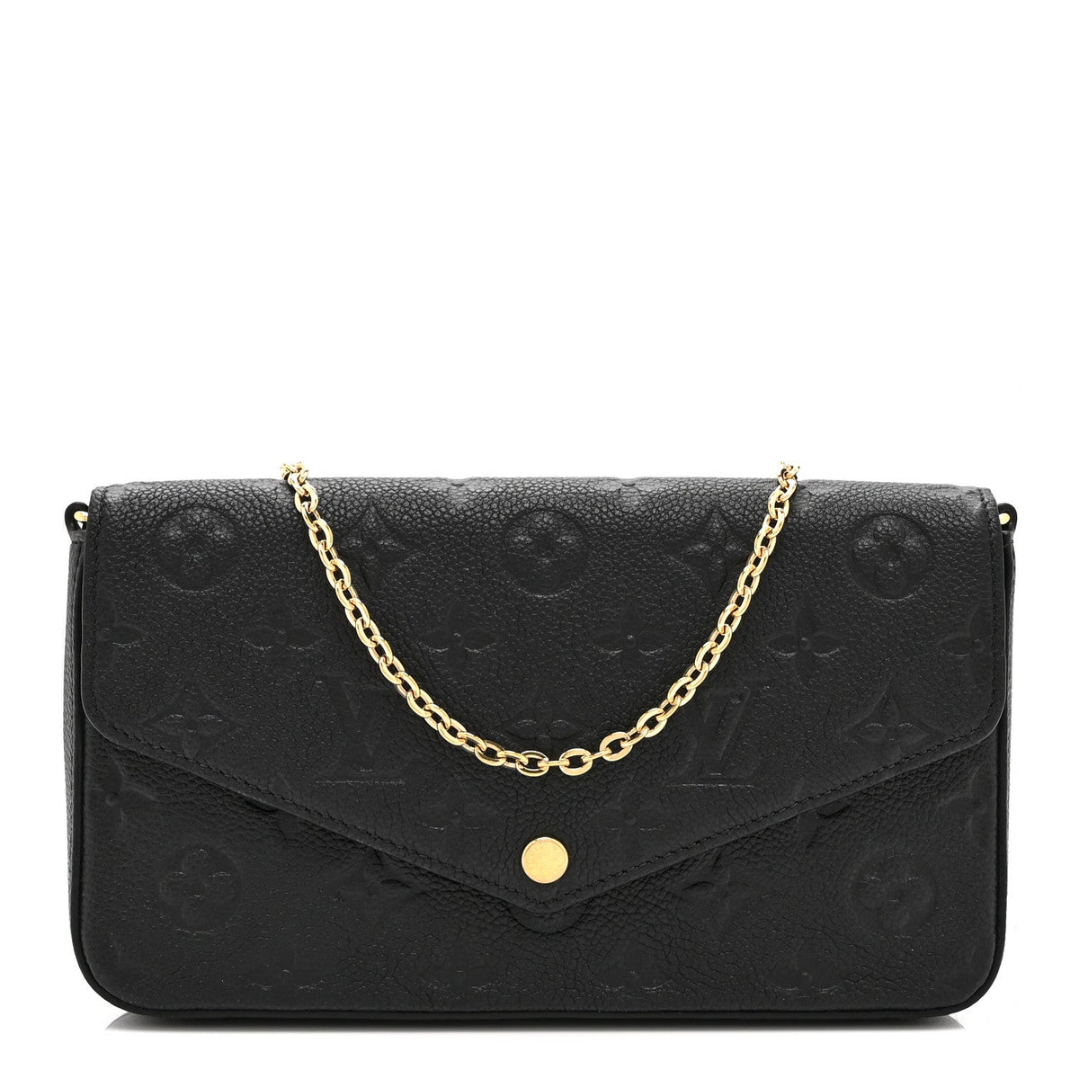 Empreinte Pochette Felicie Chain Wallet Black