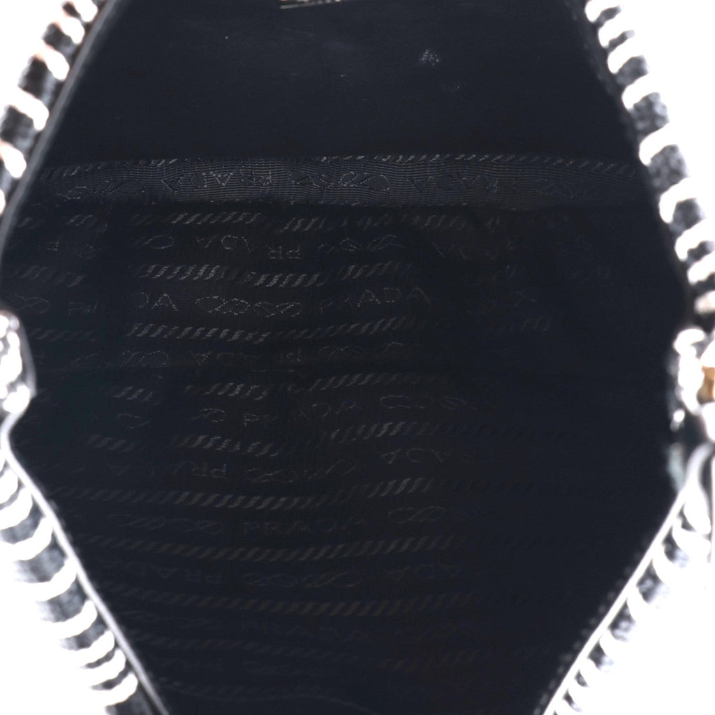 Maglia Jacquard Cleo Shoulder Bag Black White