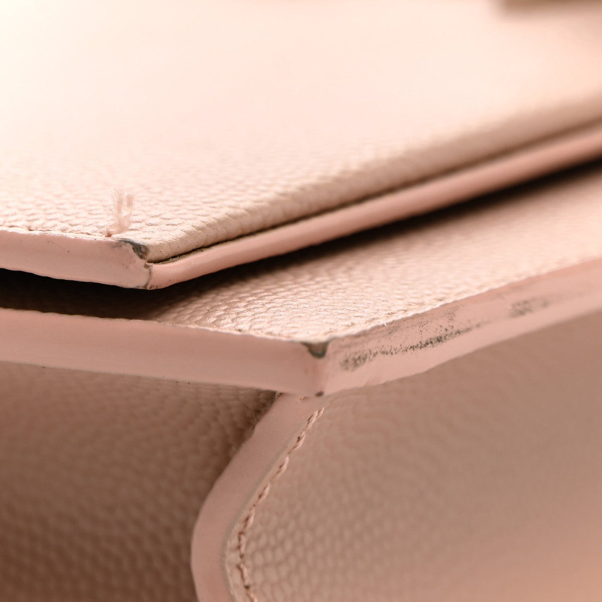 Grain De Poudre Classic Monogram Kate Tassel Chain Wallet Pale Pink