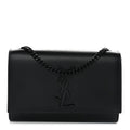 Grain De Poudre Small Classic Monogram Monochrome Kate Satchel Black