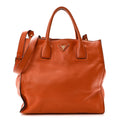 Vitello Daino Shopping Tote Rame