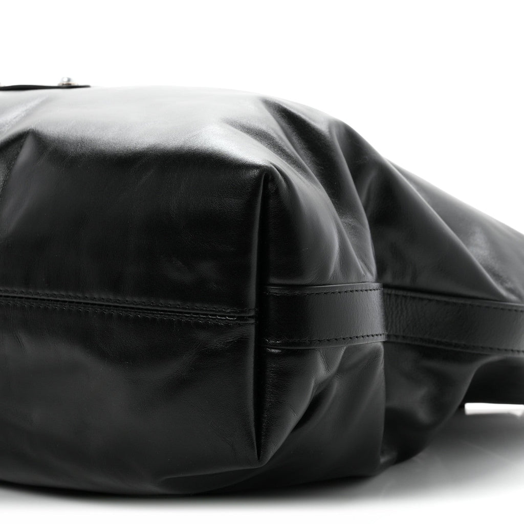 LV Night Calfskin Vagabond Hobo Black
