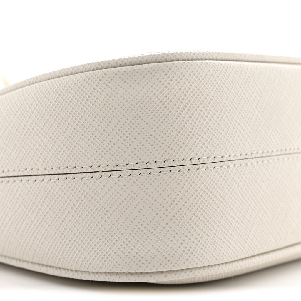 Saffiano Re-Edition 2005 Shoulder Bag White