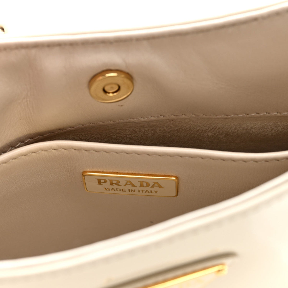 Spazzolato Cleo Adjustable Strap Shoulder Bag Avorio