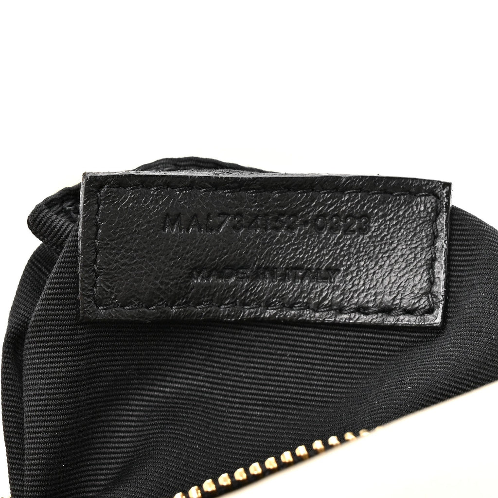 Plunged Lambskin Calypso Blanc Vintage