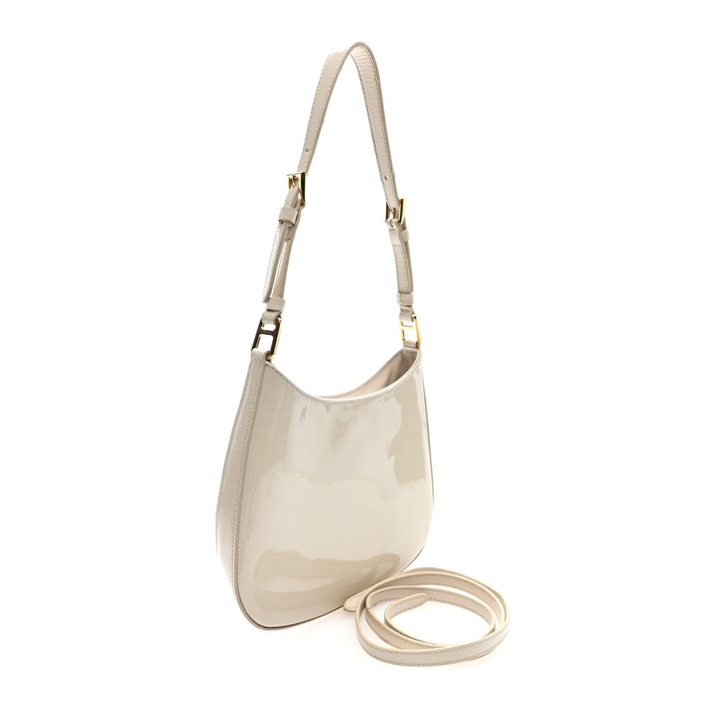 Spazzolato Cleo Adjustable Strap Shoulder Bag Avorio