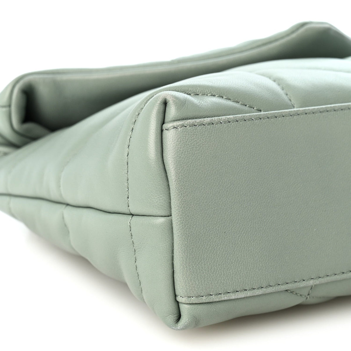 Lambskin Quilted Toy Loulou Puffer Monogram Chain Satchel Mint