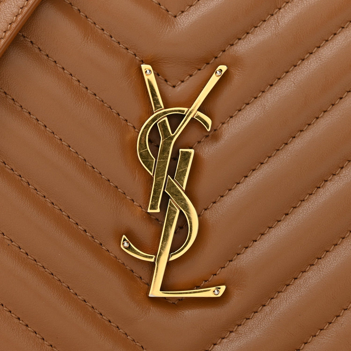 Calfskin Matelasse Monogram Lou Camera Bag Cinnamon