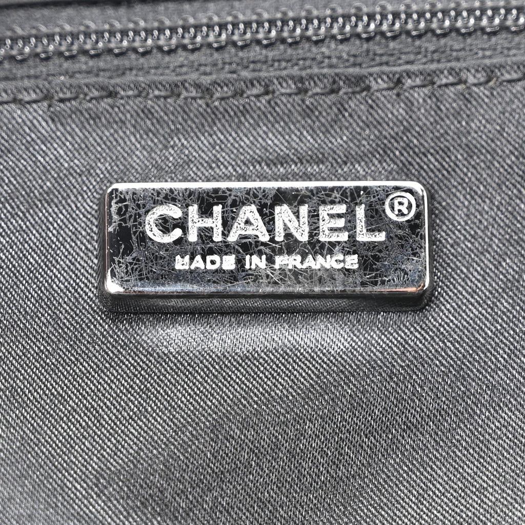 Tweed Paris NY Framed Pleated Pouch Grey