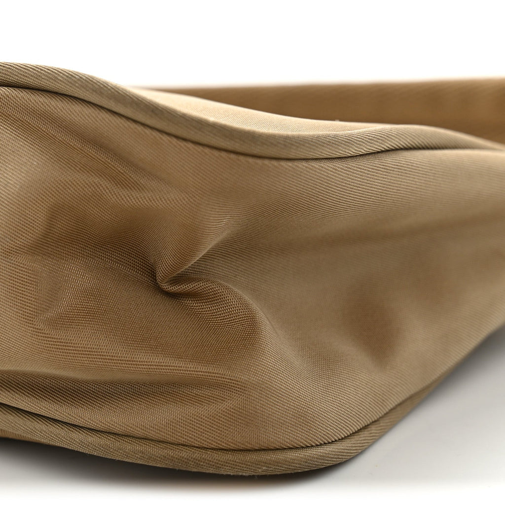 Tessuto Nylon Sport Shoulder Bag  Cammello