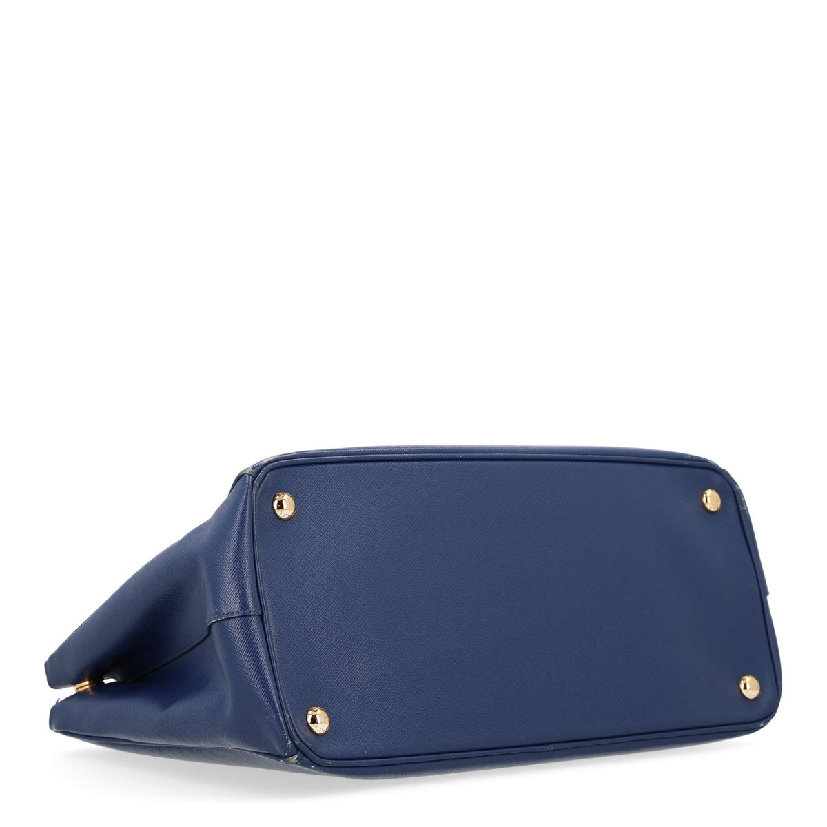 Saffiano Lux Medium Galleria Double Zip Tote Bluette