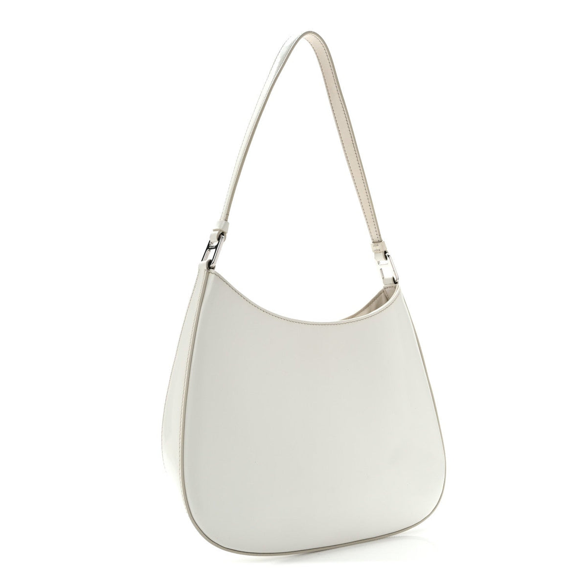 Spazzolato Cleo Shoulder Bag White