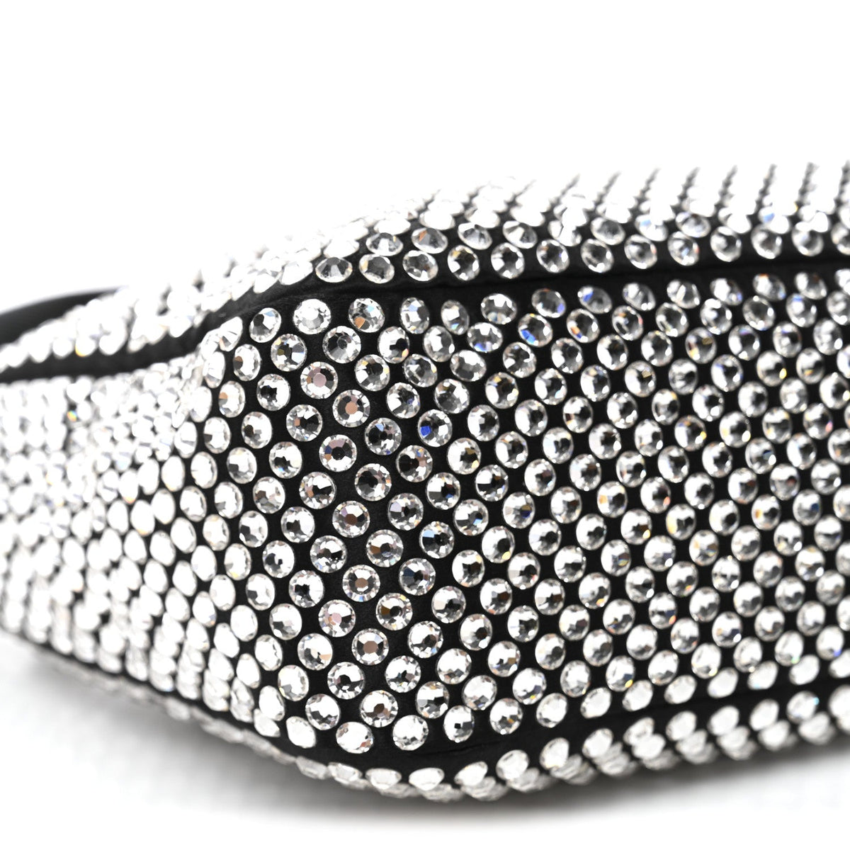 Satin Crystal Mini Re-Edition 2000 Bag Cristal