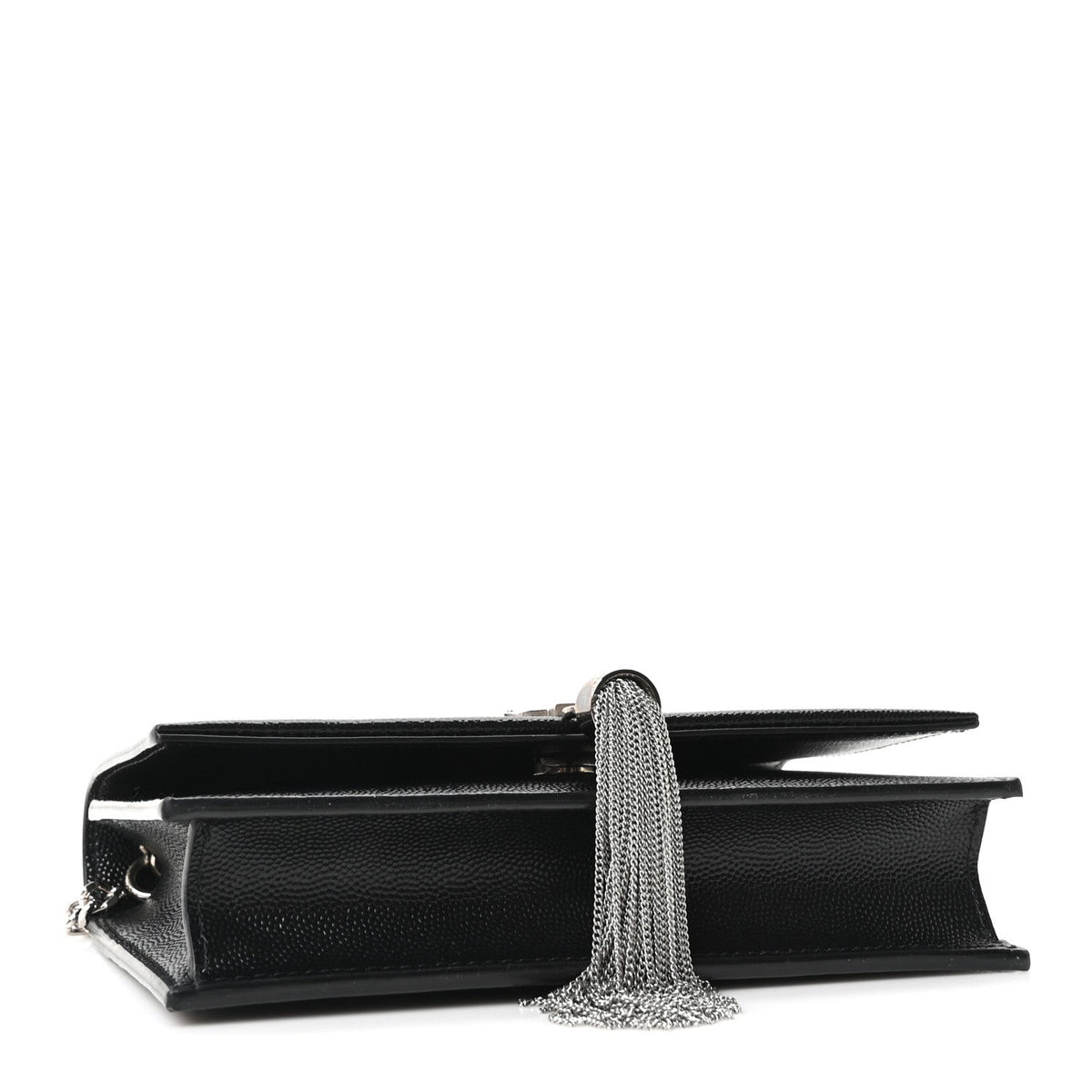 Grain De Poudre Classic Monogram Kate Tassel Chain Wallet Black